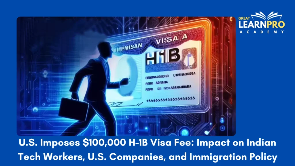 U.S. Imposes $100,000 H-1B Visa Fee