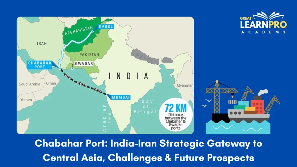Chabahar Port: India-Iran Strategic Gateway to Central Asia, Challenges & Future Prospects