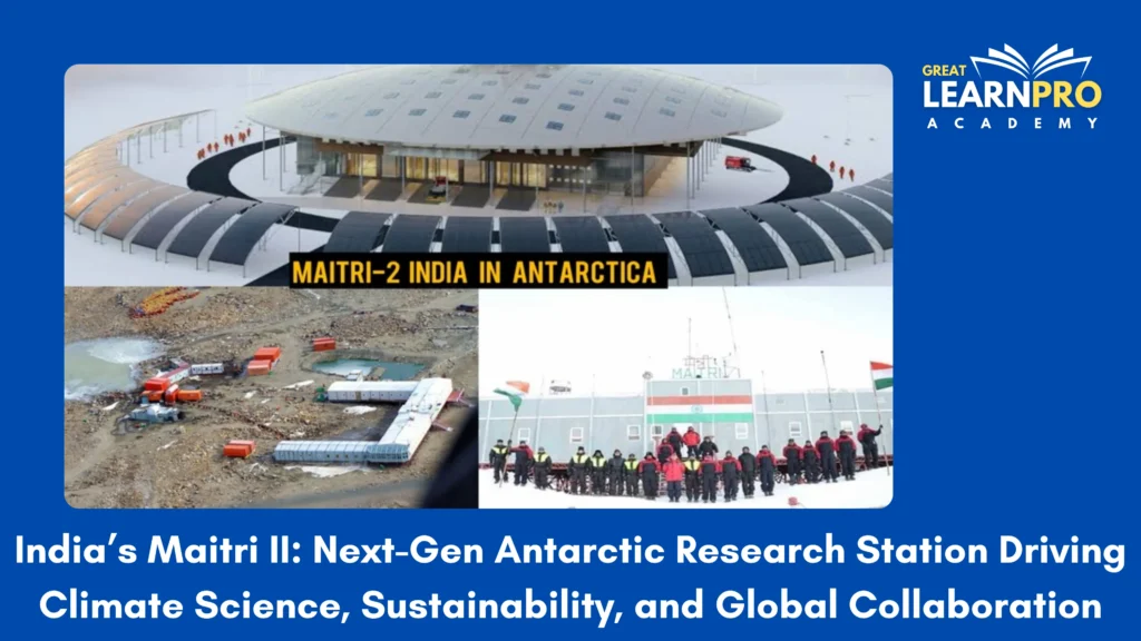India’s Maitri II: Next-Gen Antarctic Research Station Driving Climate Science, Sustainability, and Global Collaboration